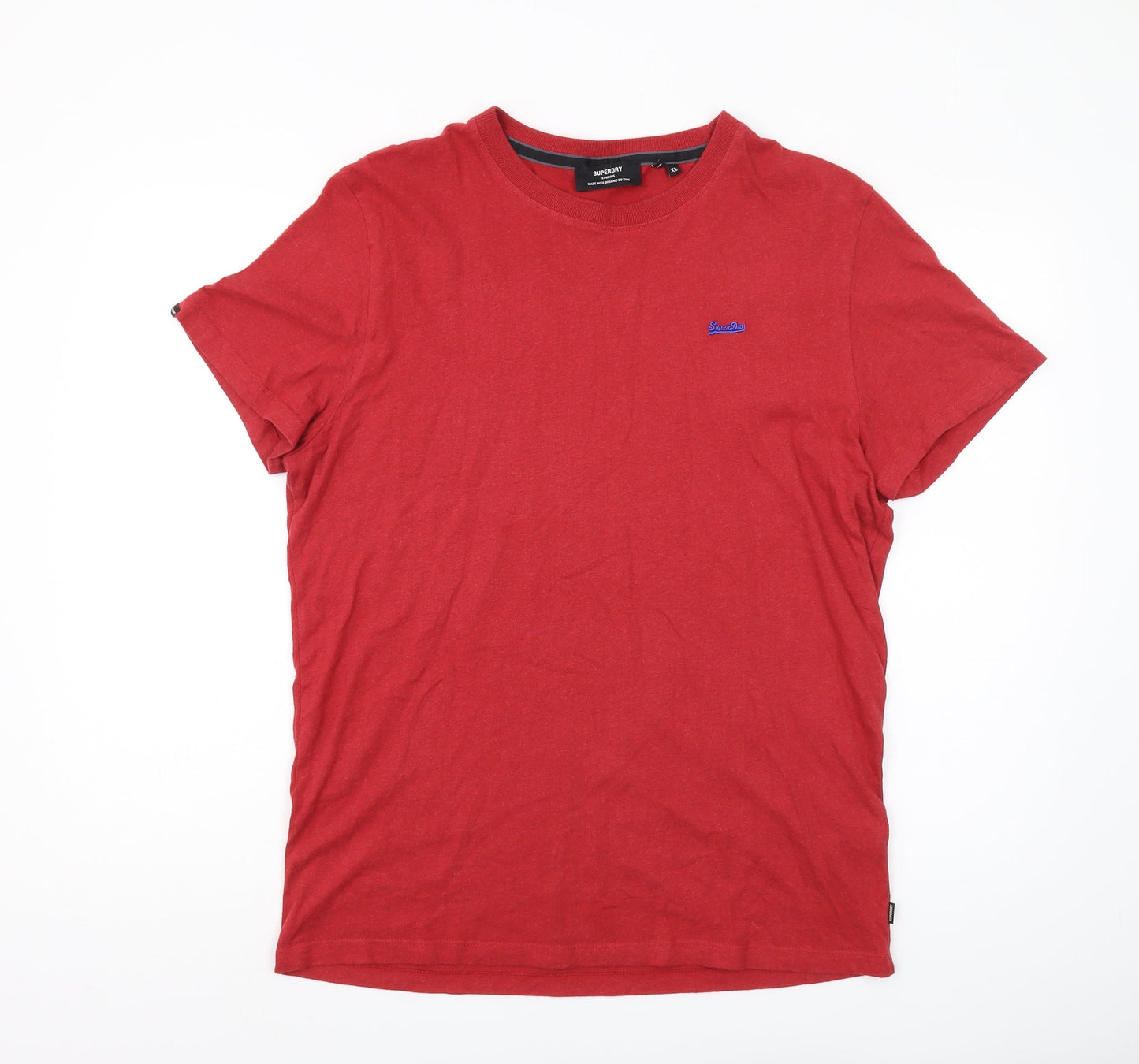 Superdry Men's Red XL Crew Neck T-Shirt