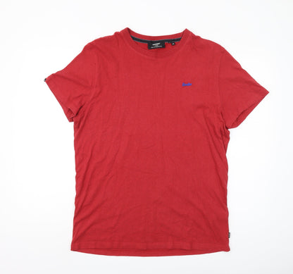 Superdry Men's Red XL Crew Neck T-Shirt