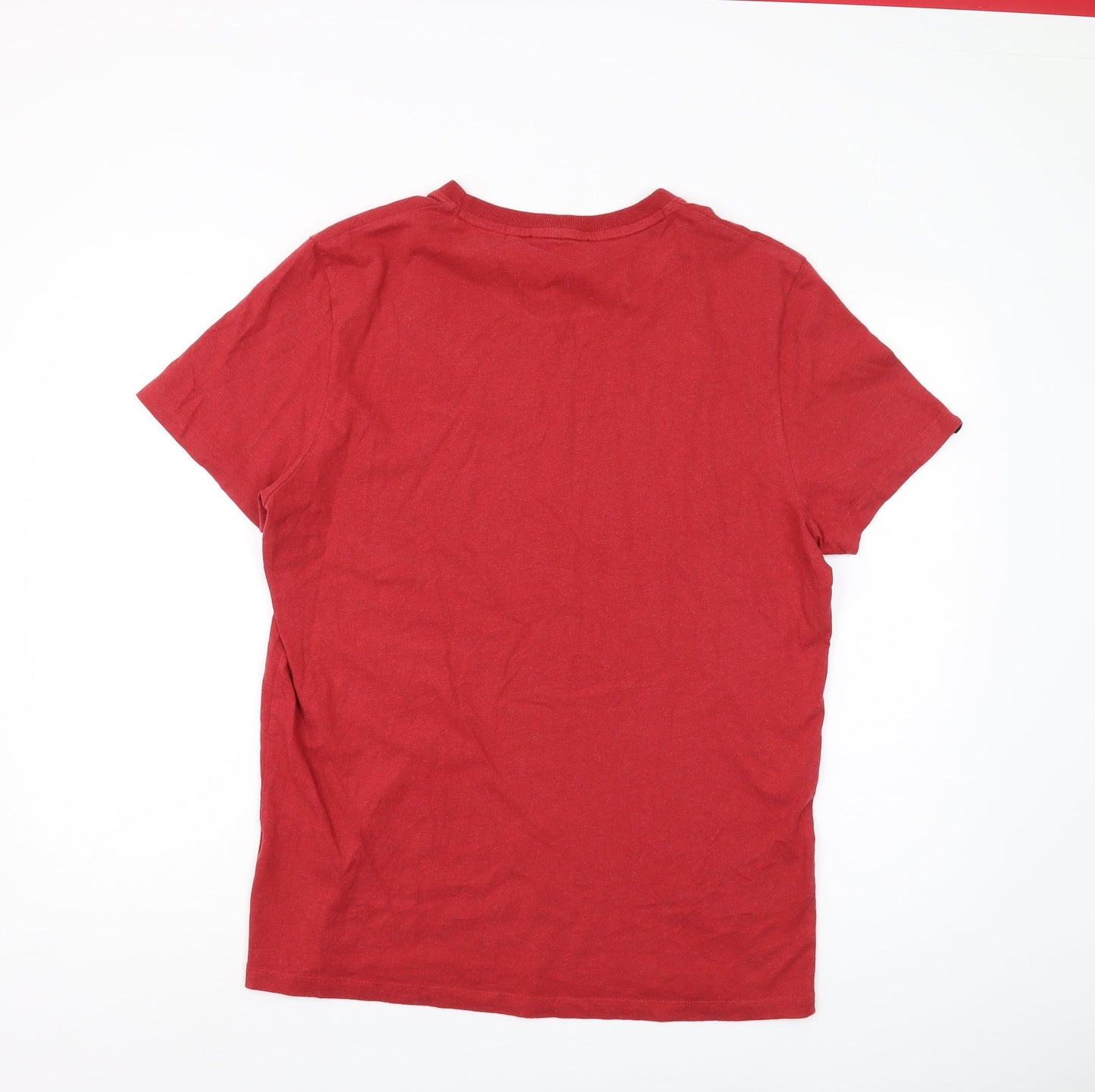 Superdry Men's Red XL Crew Neck T-Shirt