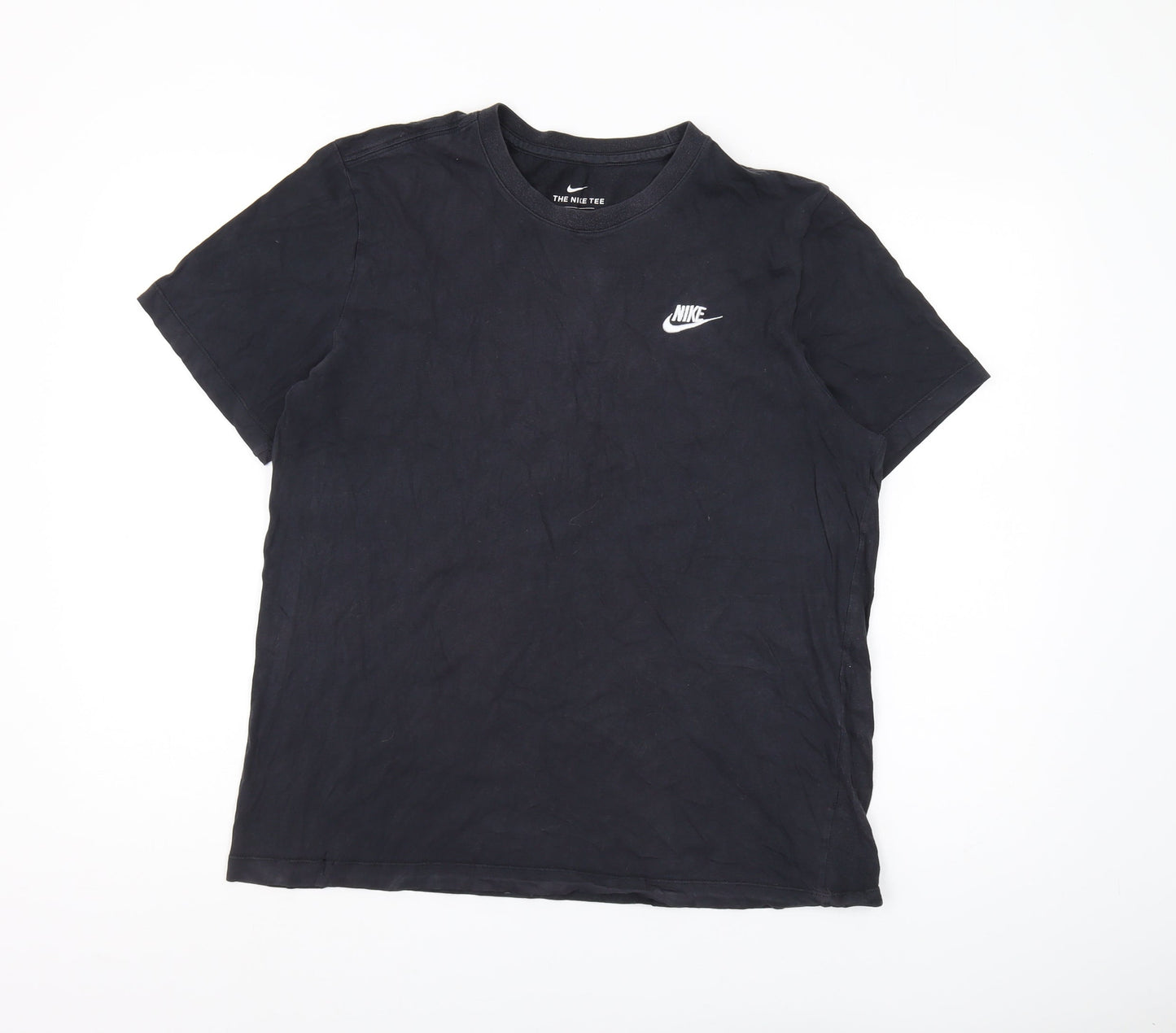 Nike Men's Black Crew Neck T-Shirt L Short Sleeve