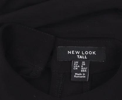 New Look Women's Black Halter Jumpsuit Size 10 Tall