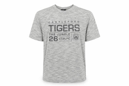 Castleford Tigers Men's Grey S Logo T-Shirt
