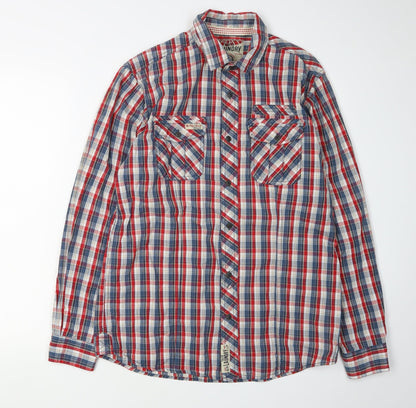 Tokyo Laundry Men's Multicoloured Plaid Shirt M