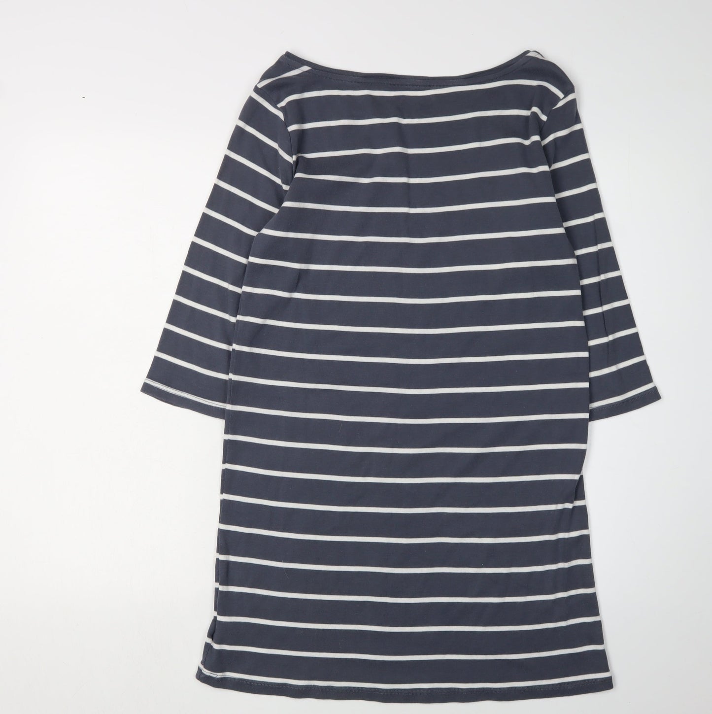 Gap Women's Blue Striped T-Shirt Dress M