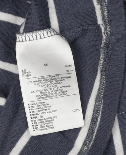 Gap Women's Blue Striped T-Shirt Dress M