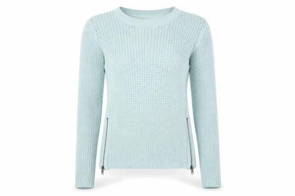 Womens UK Size XS VILA Blue Pullover Jumper