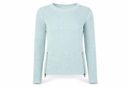Womens UK Size XS VILA Blue Pullover Jumper