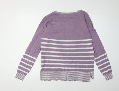 Womens UK Size 12 NEXT Purple Pullover Jumper