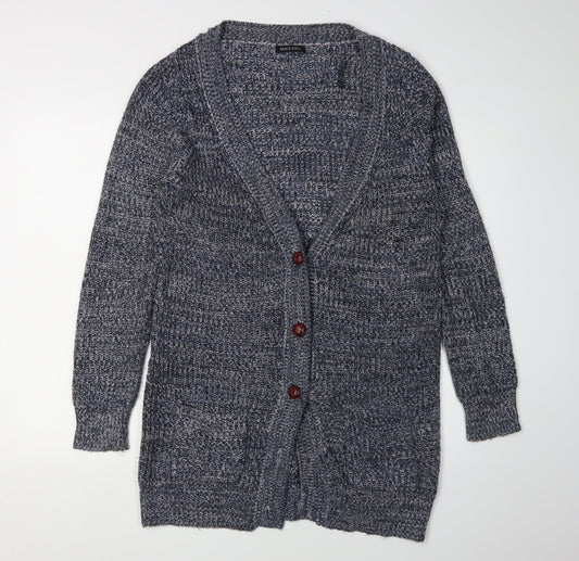 Womens UK Size S Brave Soul Multicoloured Cardigan Jumper