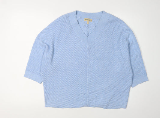 Womens UK Size S Phase Eight Blue Cardigan Jumper
