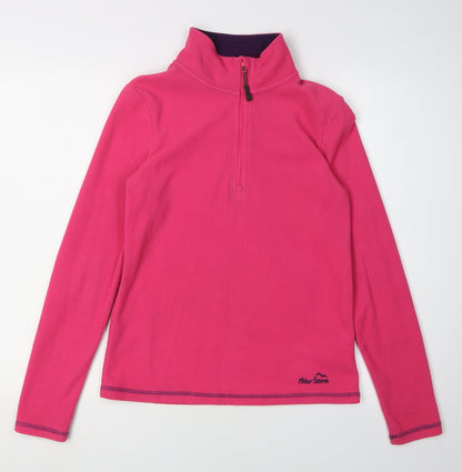 Peter Storm Women's Pink Fleece Pullover Sweatshirt Size 8