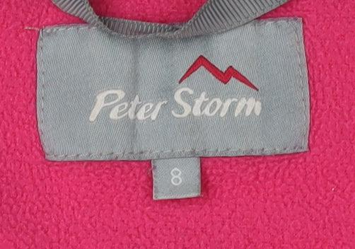 Peter Storm Women's Pink Fleece Pullover Sweatshirt Size 8