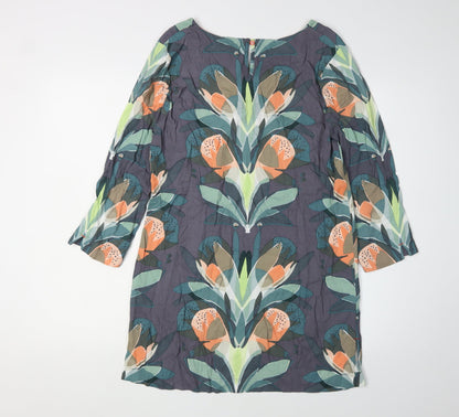 White Stuff Women's Multicoloured Floral Dress Size 8