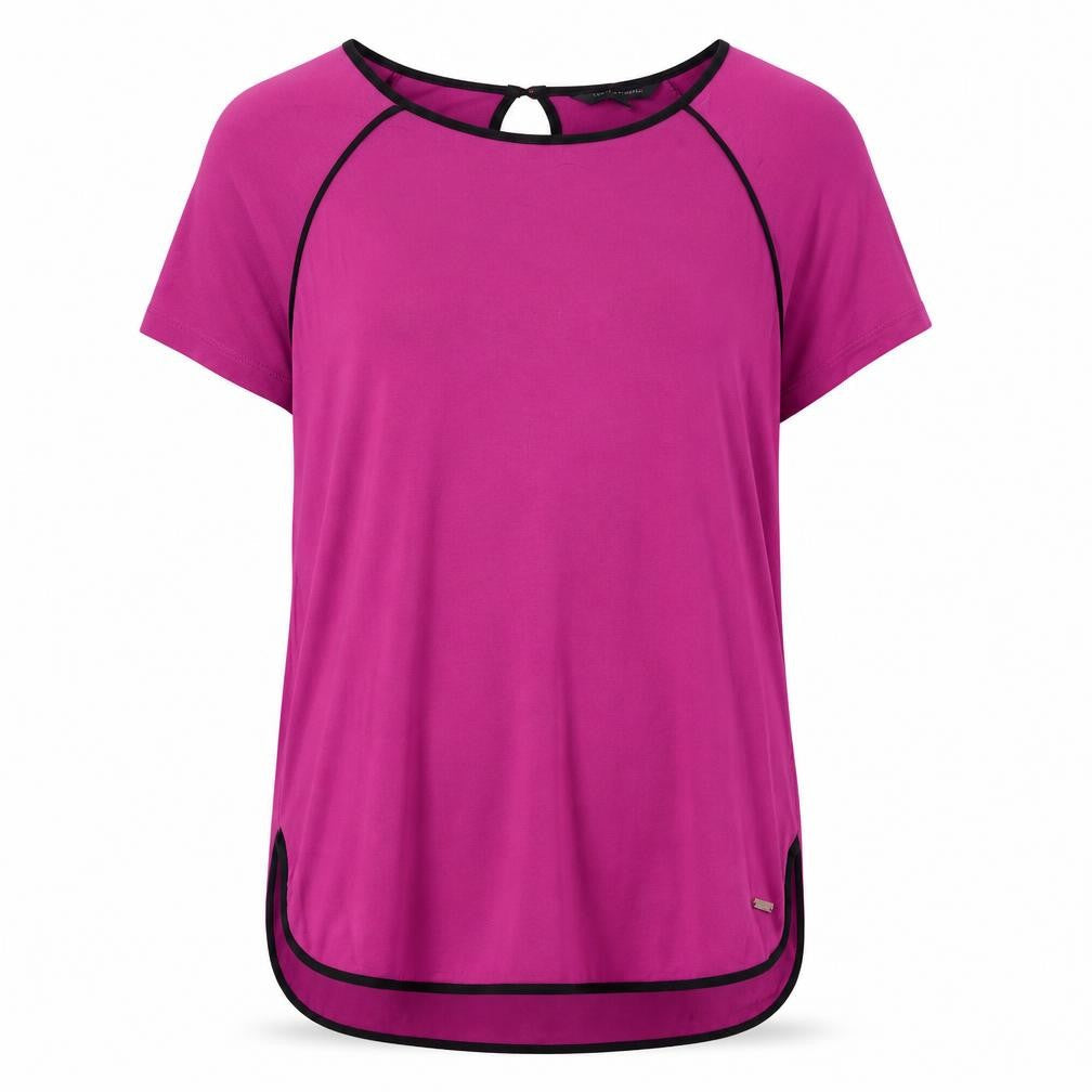 Womens UK Size S Tommy Hilfiger Purple Basic T-Shirt