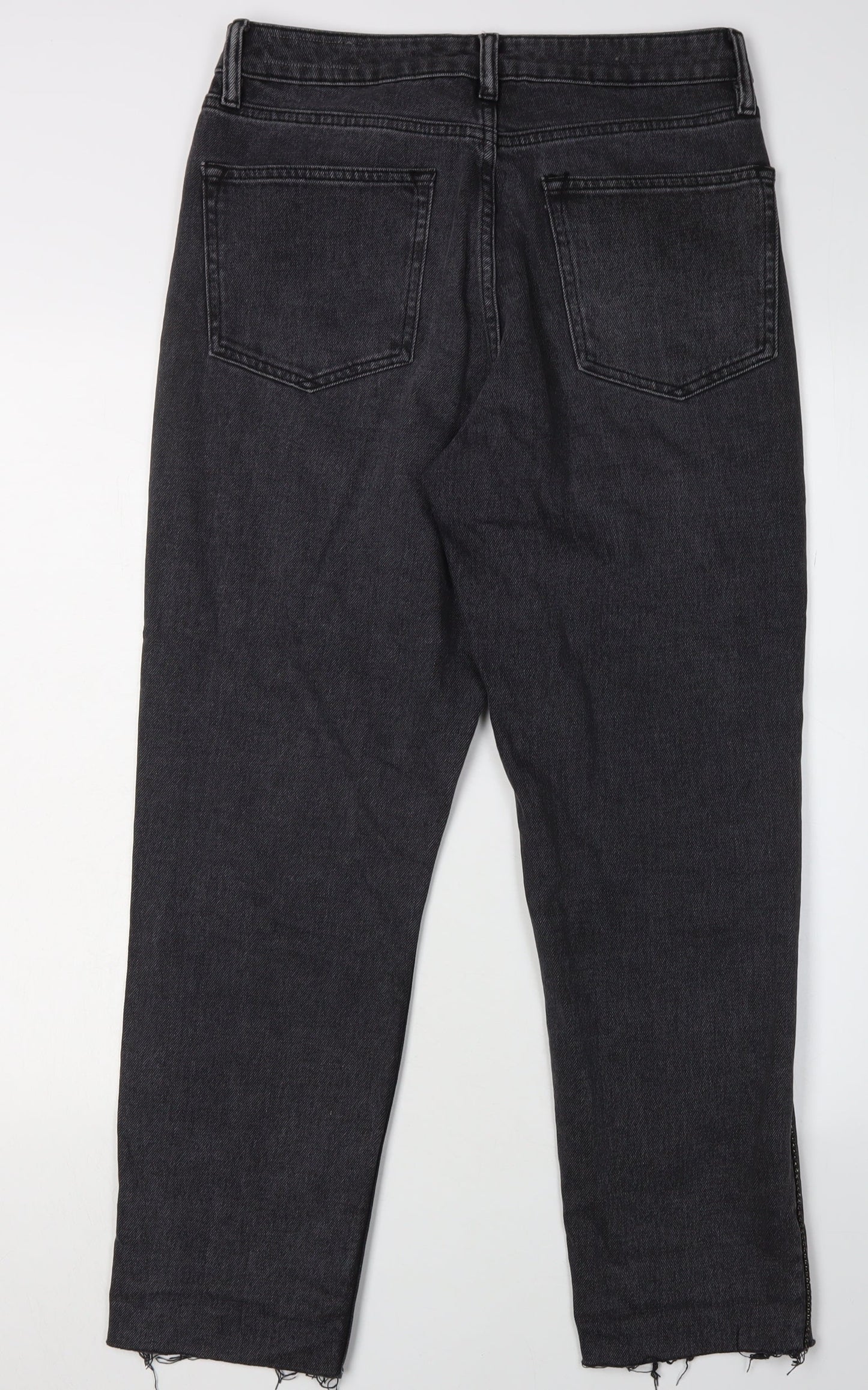 AllSaints Women’s Black Straight Jeans Size 28
