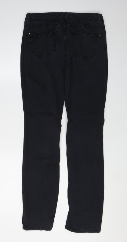 Windsor Women's Black Straight-Leg Jeans Size 4