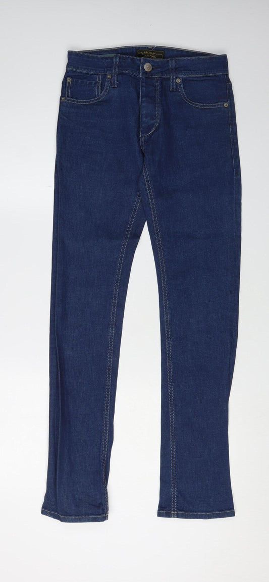 Jack & Jones Men's Blue Straight Jeans 28/32