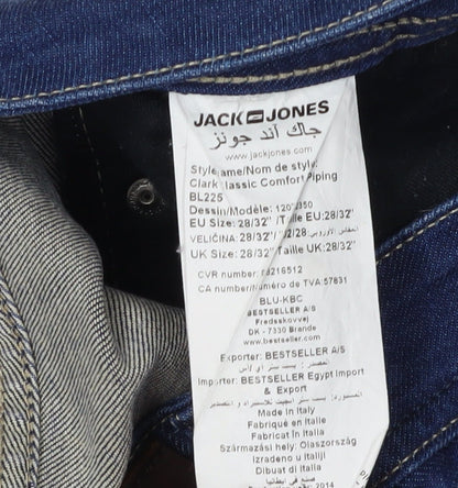 Jack & Jones Men's Blue Straight Jeans 28/32