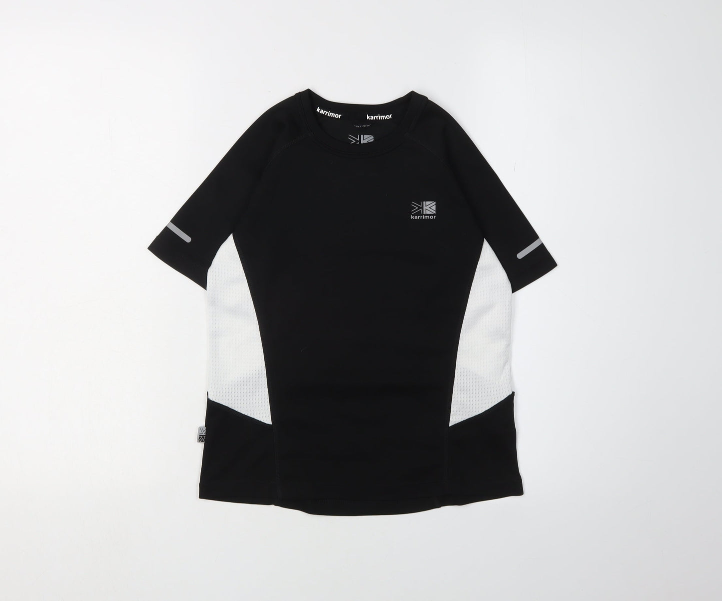 Karrimor Boys Black Running T-Shirt, 7-8 Years, Reflective