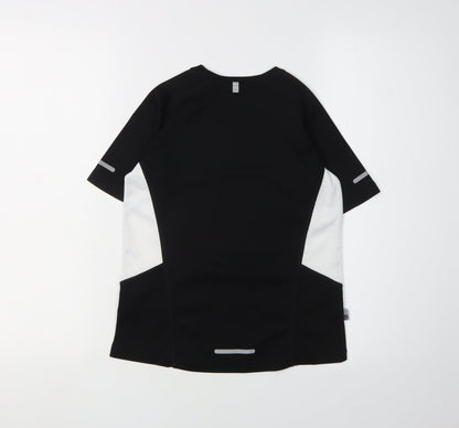 Karrimor Boys Black Running T-Shirt, 7-8 Years, Reflective