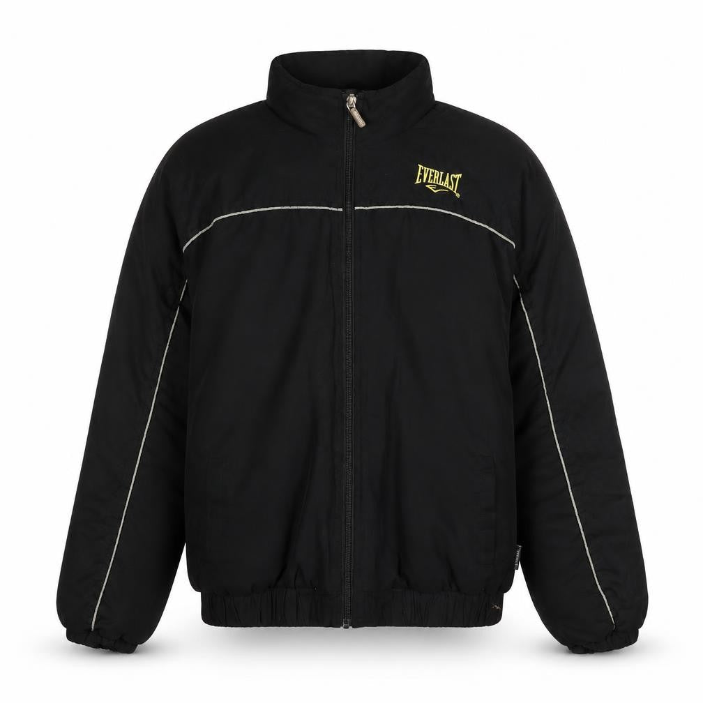 Front view of Everlast boys’ black jacket age 13 polyester lined