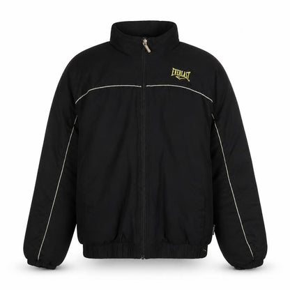 Front view of Everlast boys’ black jacket age 13 polyester lined