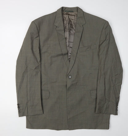 Mens UK Size 48 Jaeger Regular Green Suit Jacket