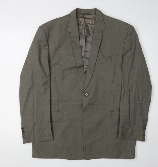 Mens UK Size 48 Jaeger Regular Green Suit Jacket