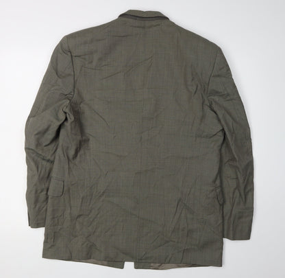Mens UK Size 48 Jaeger Regular Green Suit Jacket