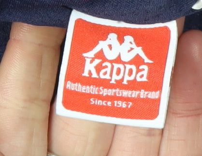 Kappa Men’s Blue Crew Neck T-Shirt M Logo