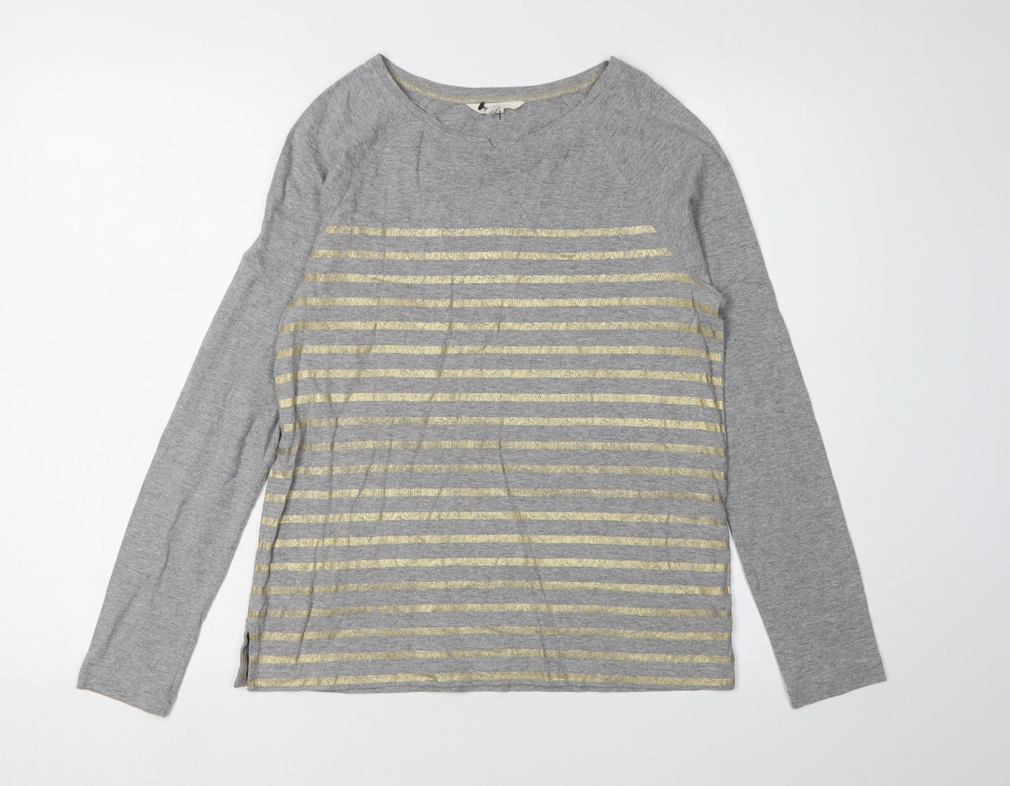 Womens UK Size 8 White Stuff Grey  T-Shirt