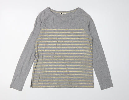 Womens UK Size 8 White Stuff Grey  T-Shirt