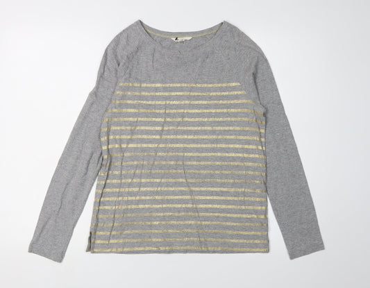 Womens UK Size 8 White Stuff Grey  T-Shirt