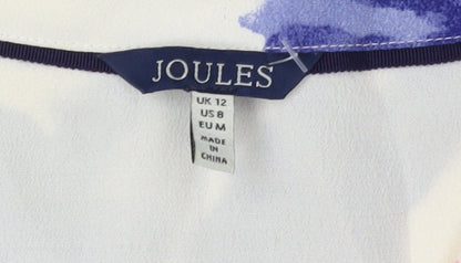 Joules Women's Floral Shift Dress Size 12 Multi-Colour