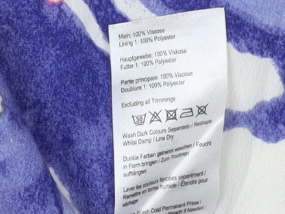 Joules Women's Floral Shift Dress Size 12 Multi-Colour