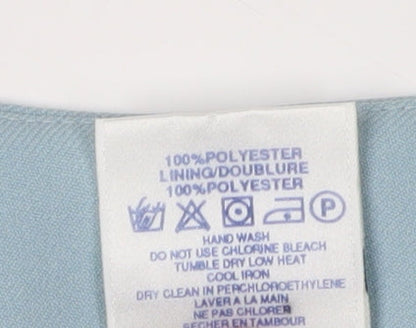 Eastex Women's Blue Single-Breasted Jacket - Size 14