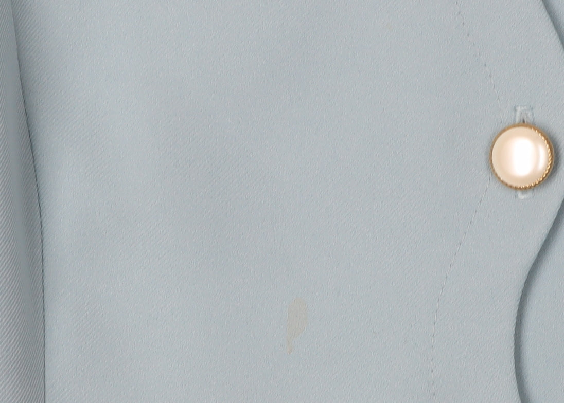 Eastex Women's Blue Single-Breasted Jacket - Size 14