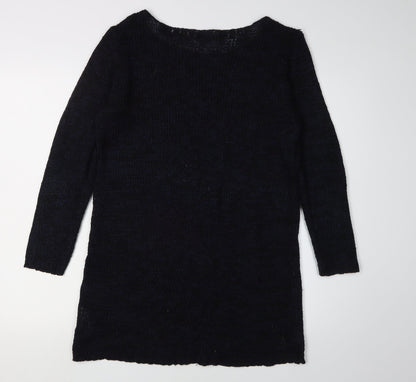 Womens UK Size L Jacqueline de Yong Black Pullover Jumper
