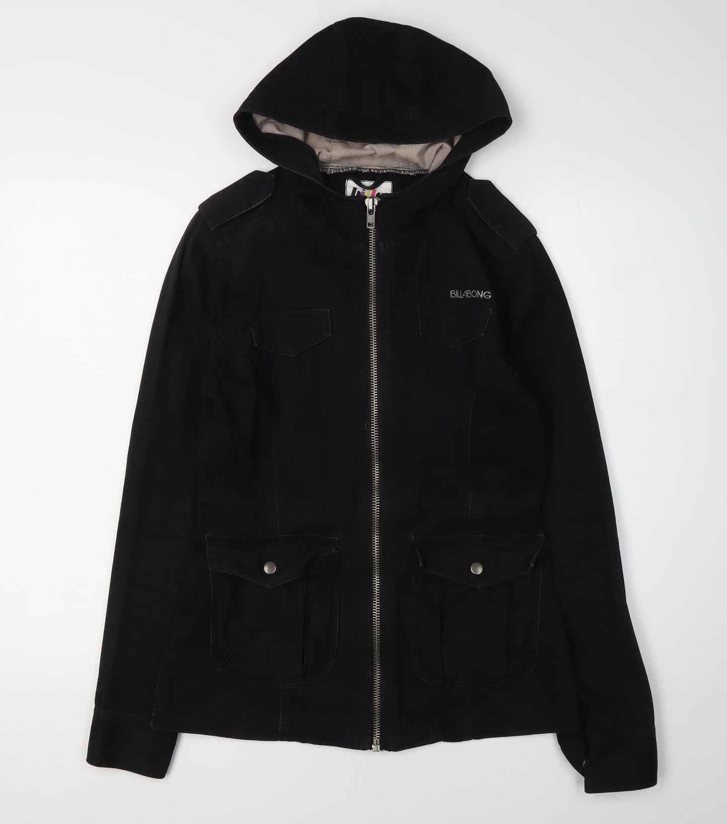 Mens UK Size XS Billabong Black Basic Jacket