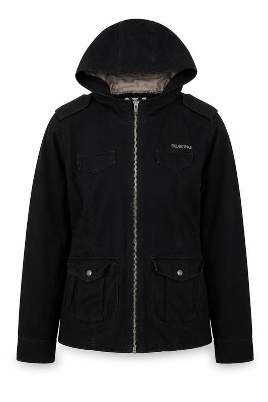 Mens UK Size XS Billabong Black Basic Jacket