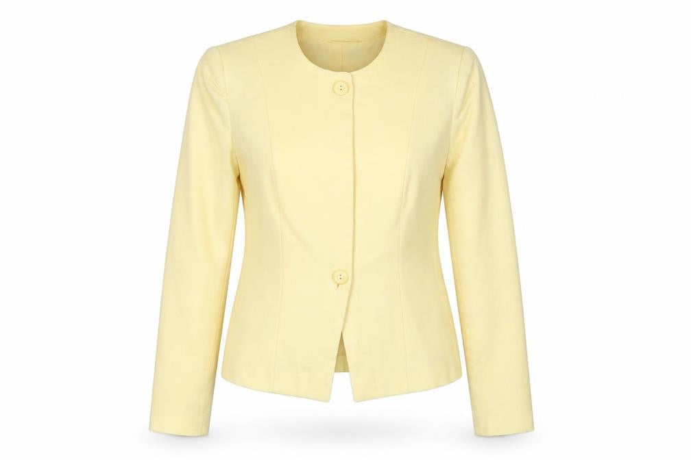 Womens UK Size 12 Alexon Regular Yellow Blazer