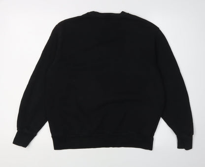 Diesel Unisex Kids Black Sweatshirt 16Y Casual Logo Pullover