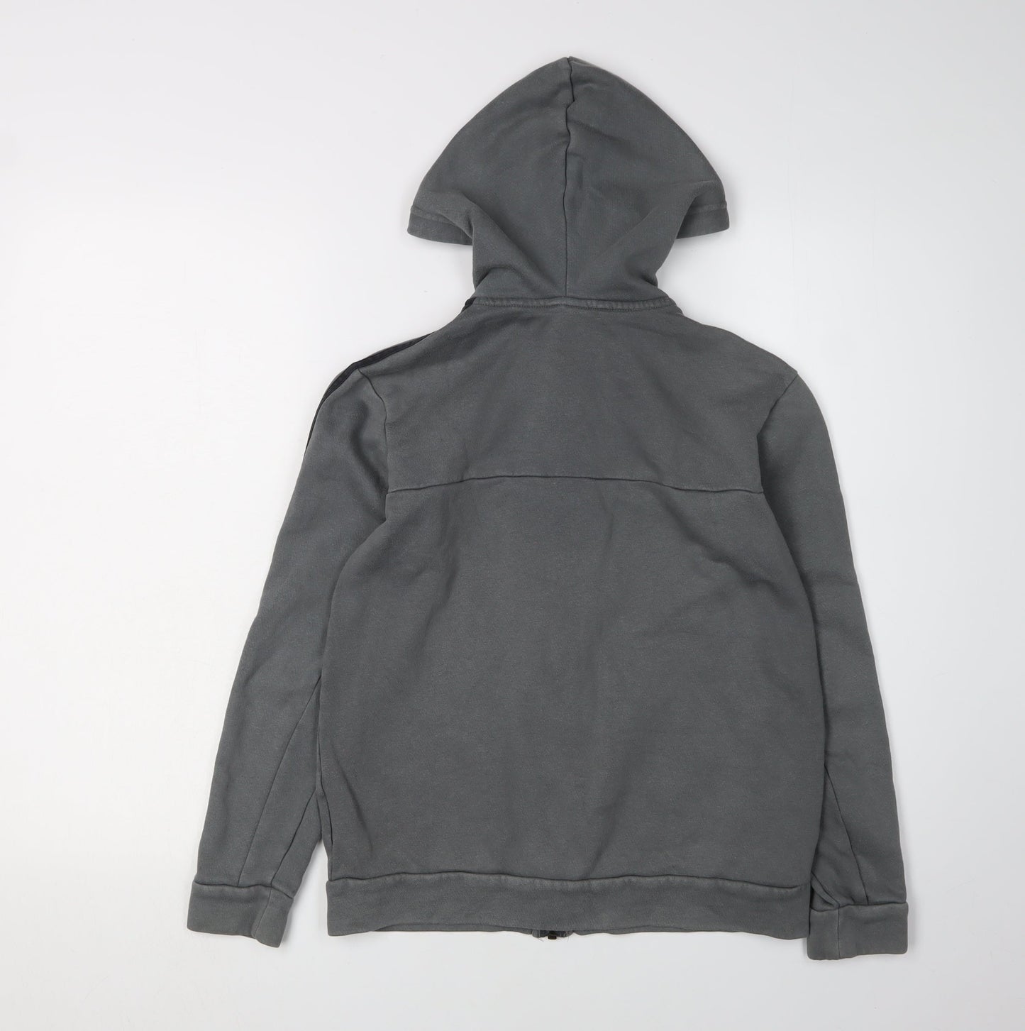 Adidas Boys Grey Full Zip Hoodie 11-12 Years
