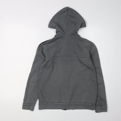 Adidas Boys Grey Full Zip Hoodie 11-12 Years
