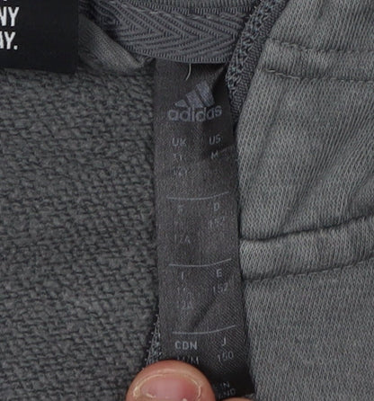 Adidas Boys Grey Full Zip Hoodie 11-12 Years