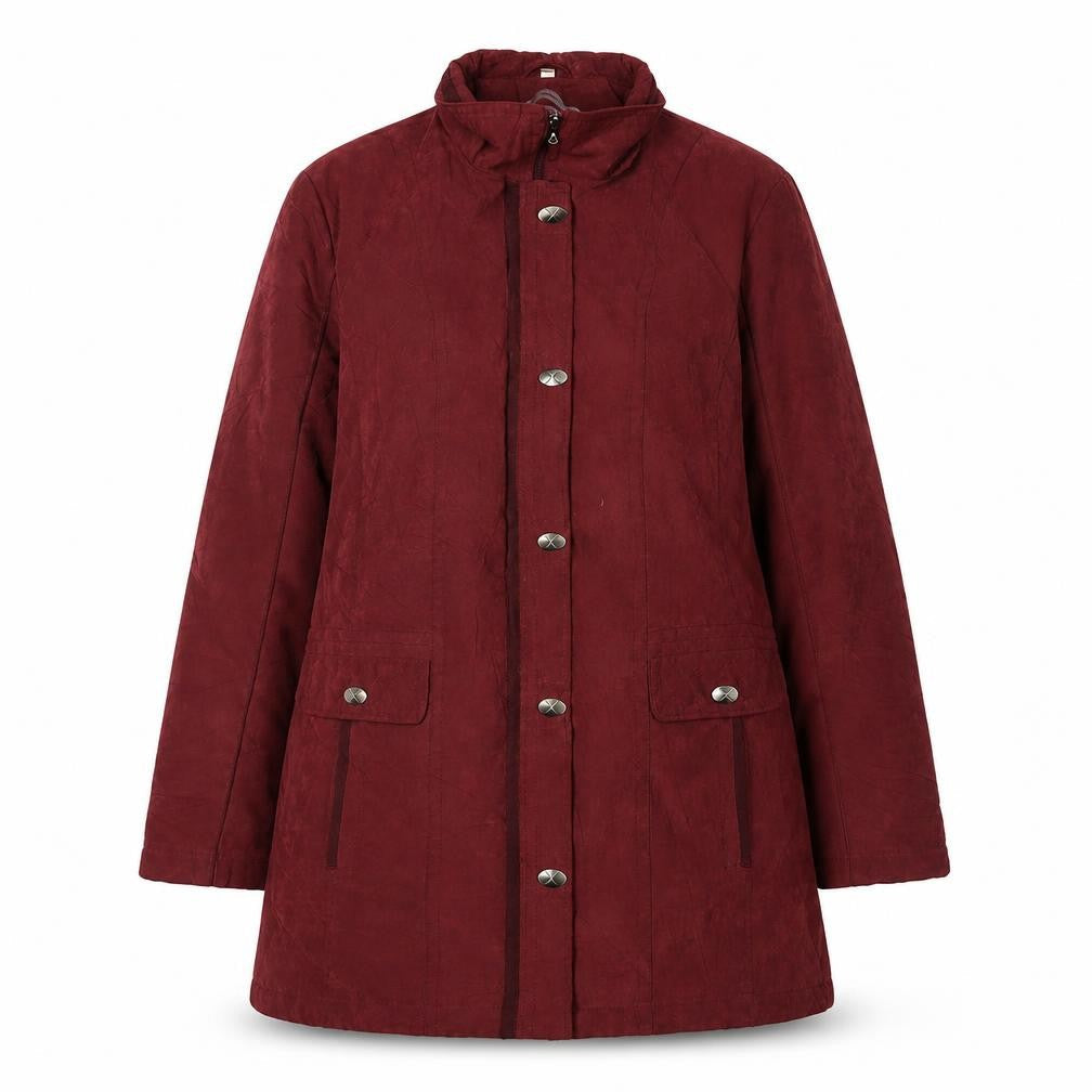 Womens UK Size L Anna Rose Red Parka Coat