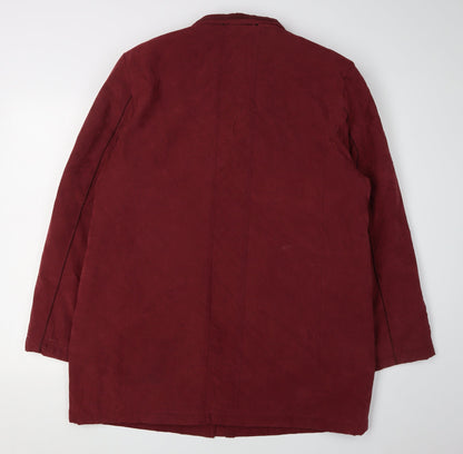 Womens UK Size L Anna Rose Red Parka Coat