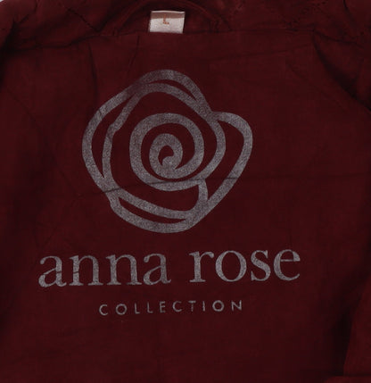 Womens UK Size L Anna Rose Red Parka Coat