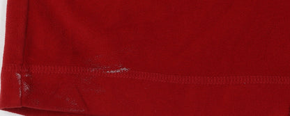 Mens UK Size M Craghoppers Red 1/4 Zip Sweatshirt