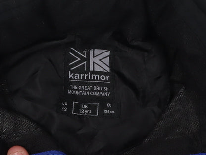 Karrimor Boys Black Waterproof Hiking Jacket Size 158